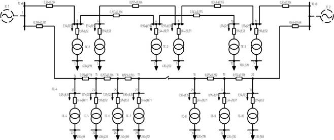 схема замеш 10 кВ
