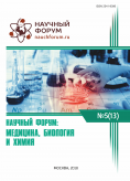 XIII Международная научно-практическая конференция «Научный форум: медицина, биология и химия»
